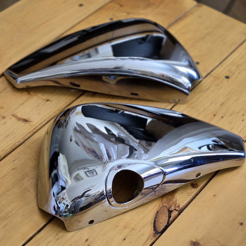 Side covers huile et batterie Sportster 2004 et +