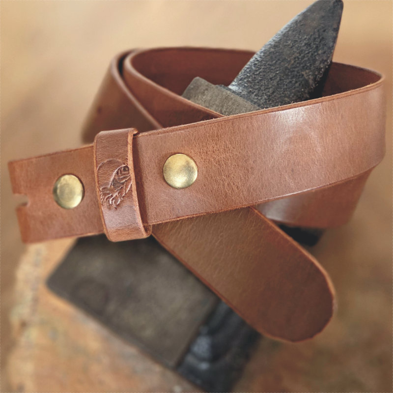 Ceinture à Snaps modèle Tom Brun Sale (1½″) 10 oz