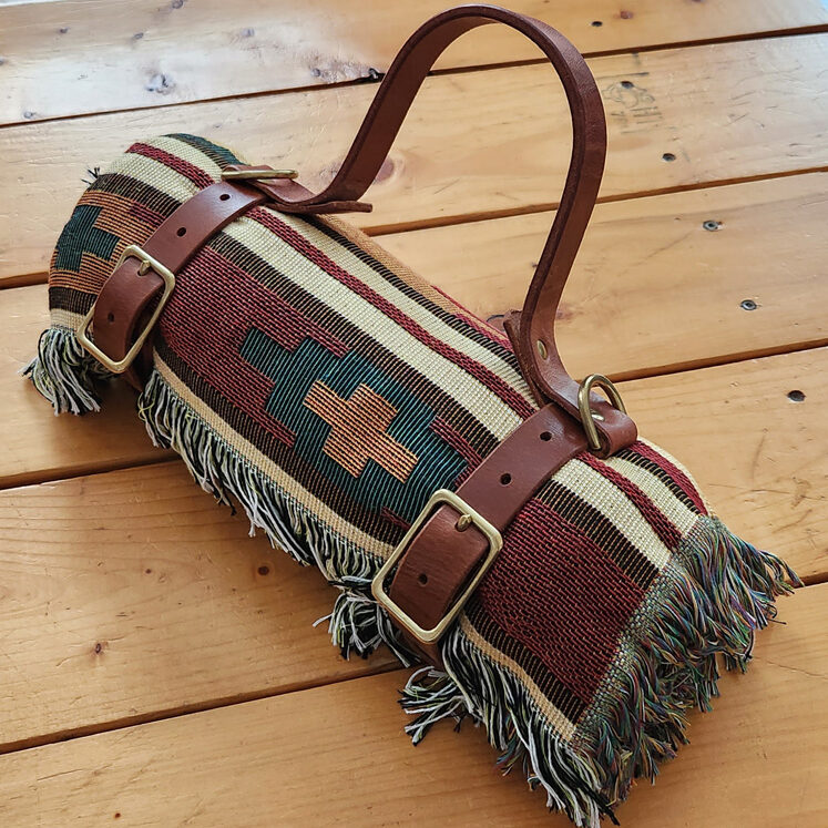 Porte-couverture en cuir #29 Brun/Or