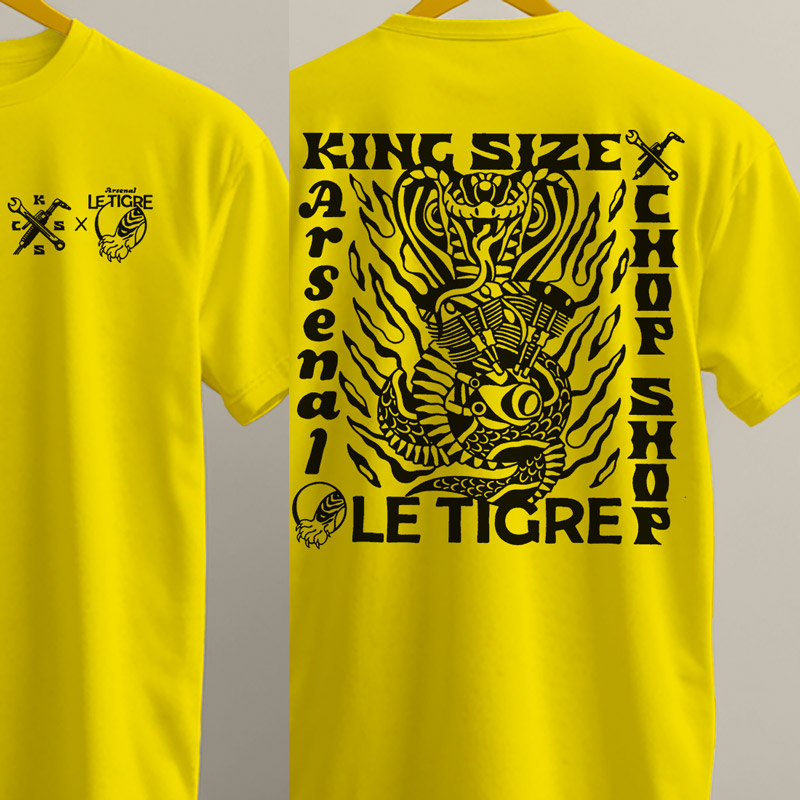 T-Shirt Colab KSCS X ALT Jaune Vitesse