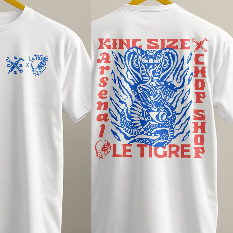 T-Shirt Colab KSCS X ALT Blanc