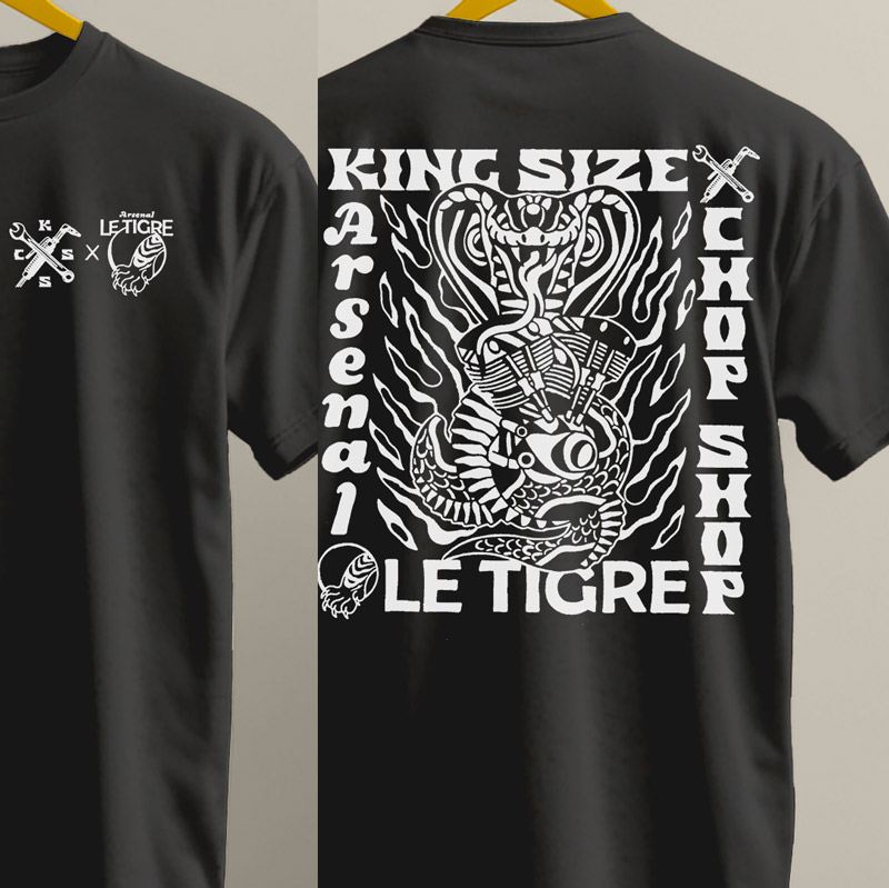 T-Shirt Colab KSCS X ALT Noir